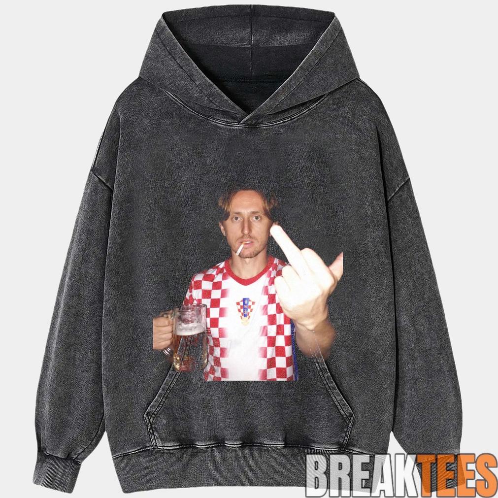 Croatia National Team Luka Modric Drunk Tee