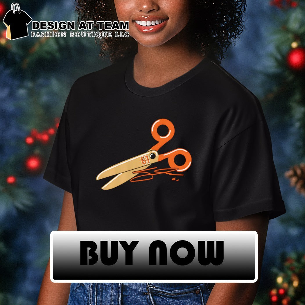 Cutter Gauthier 61 Anaheim Ducks NHL Scissors 2026 signature shirt