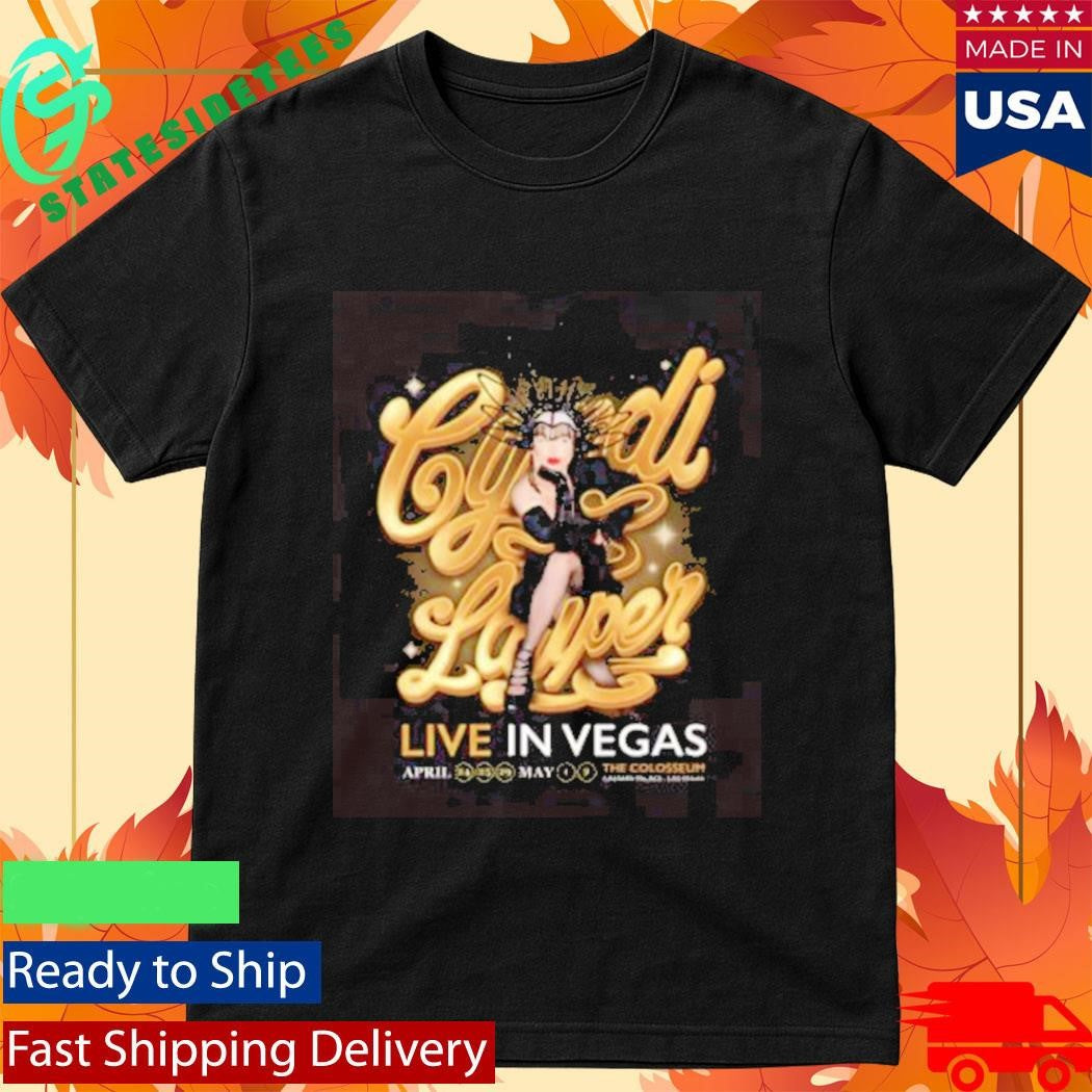 Cyndi Lauper Las Vegas Event Shirt