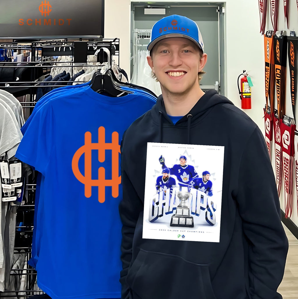 Dakota Mermis Easton Cowan Landon Sim 2026 Toronto Marlies Calder Cup Champions shirt