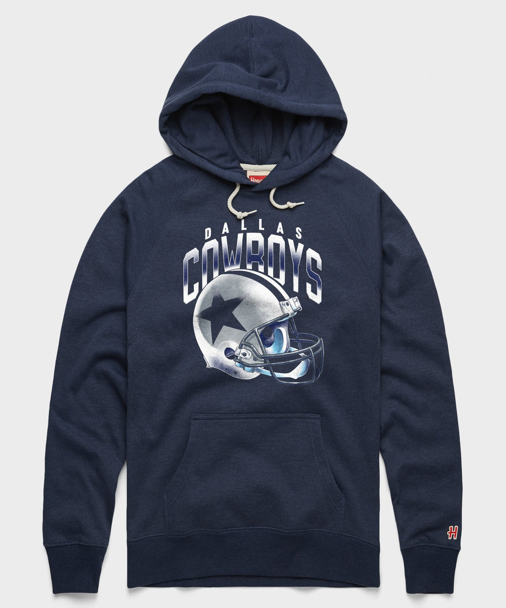 Dallas Cowboys Gradient Helmet Hoodie