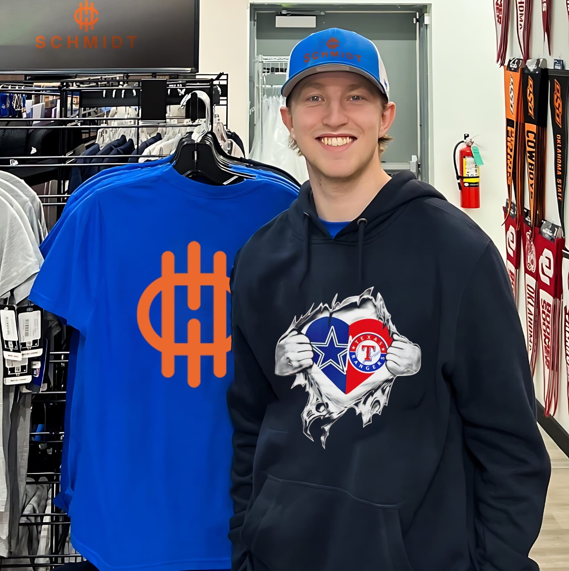 Dallas Cowboys and Texas Rangers It’s in My Heart shirt