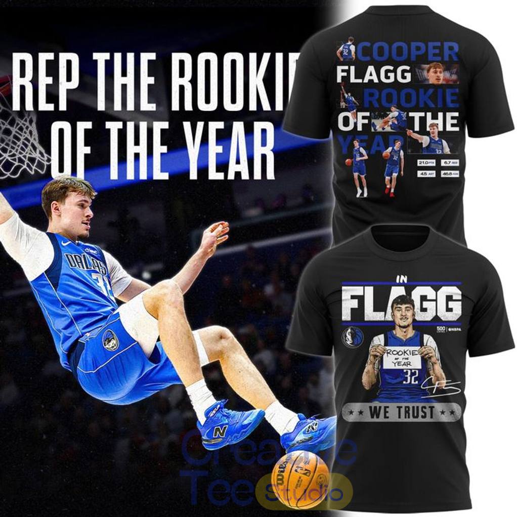 Dallas Mavericks Cooper Flagg 2026 ROOKIE OF THE YEAR Special Tee