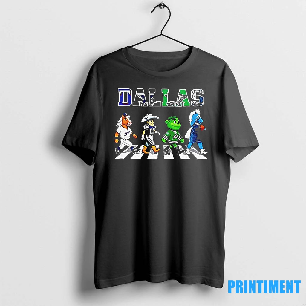 Dallas Sports Team Mascot Abbey Road Tshirts Sweater