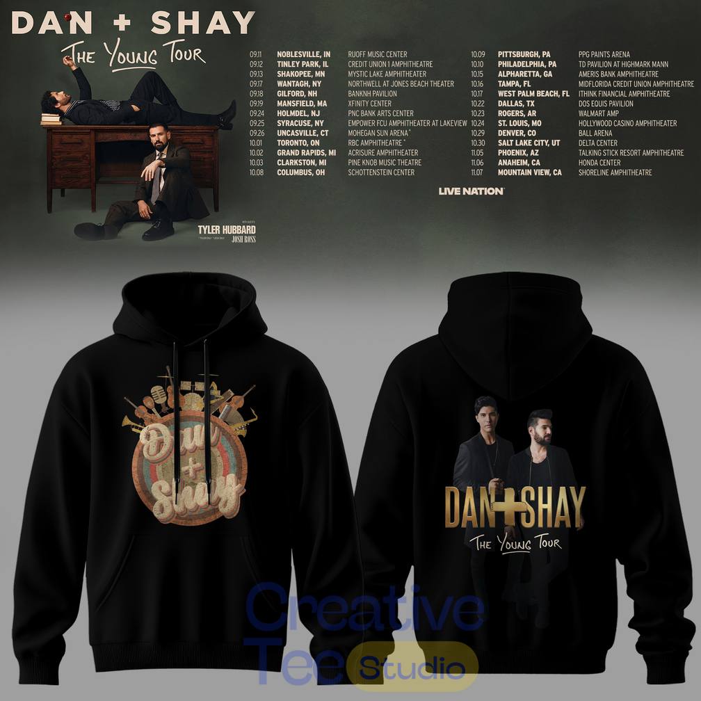 Dan + Shay ‘The Young Tour’ 2026 Special Tee Hoodie