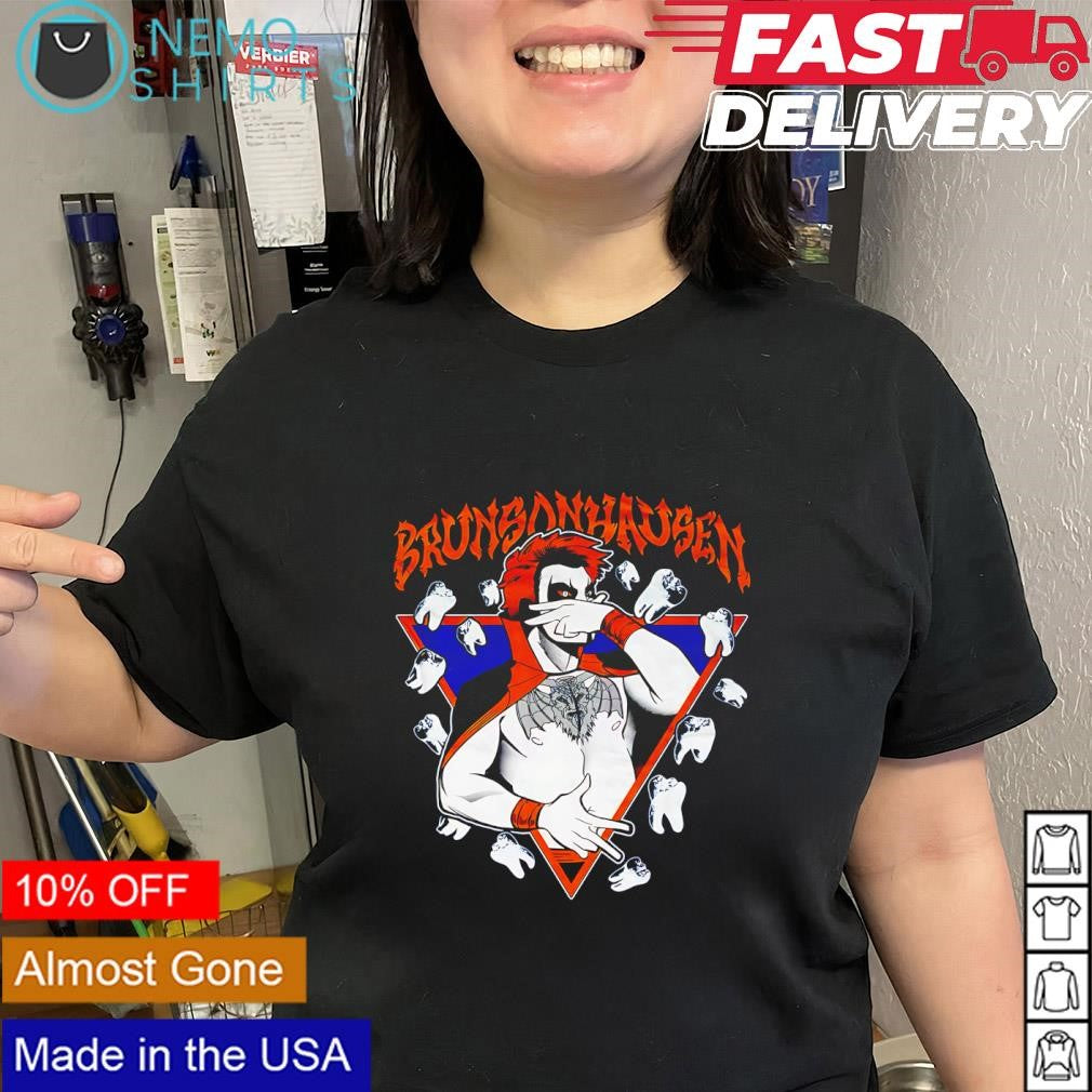 Danhausen and Jalen Brunson as Brunsonhausen WWE shirt