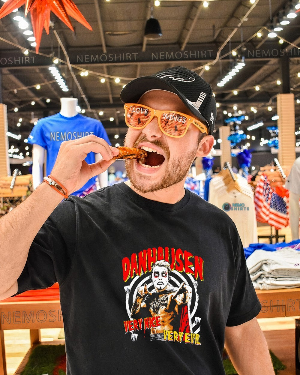 Danhausen very nice very evil professional wrestler shirt