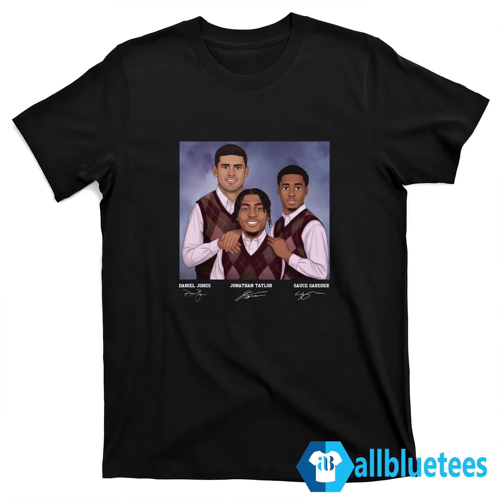 Daniel Jones Jonathan Taylor Sauce Gardner Indianapolis Step Brothers Shirt