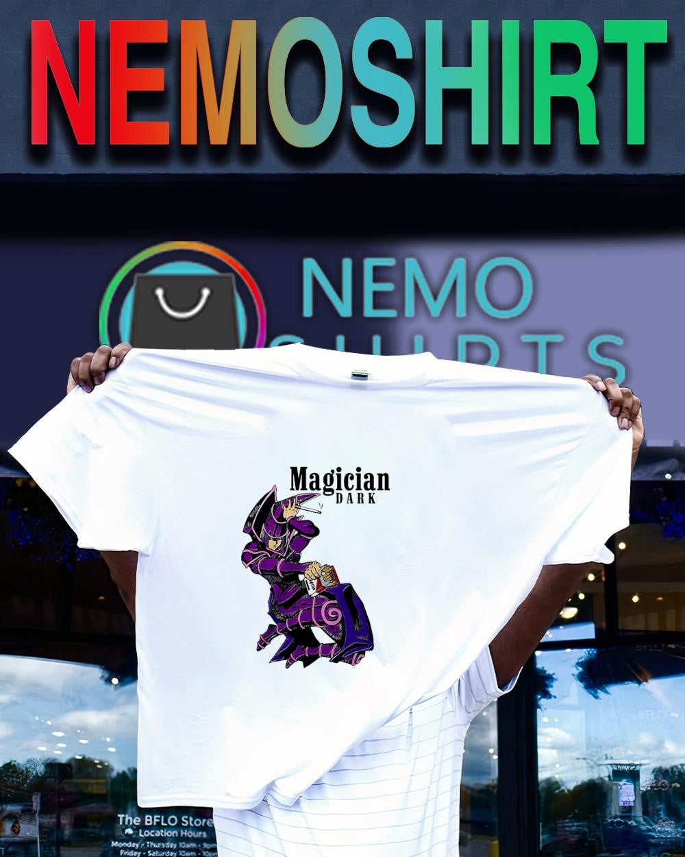 Dark Magician smoking cigarette shirt