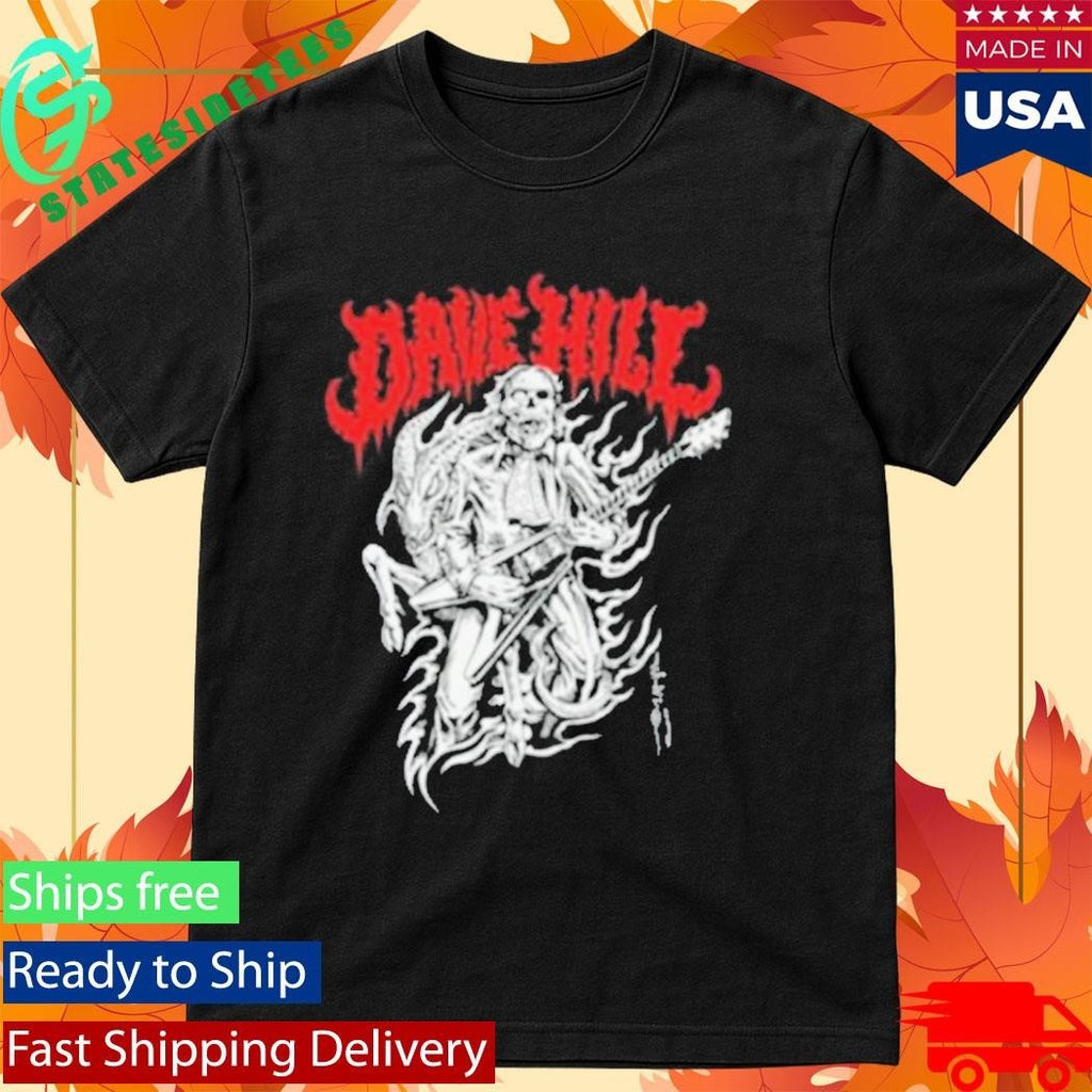 Dave Hill Skullface By Artist Tim Lehi Shirt