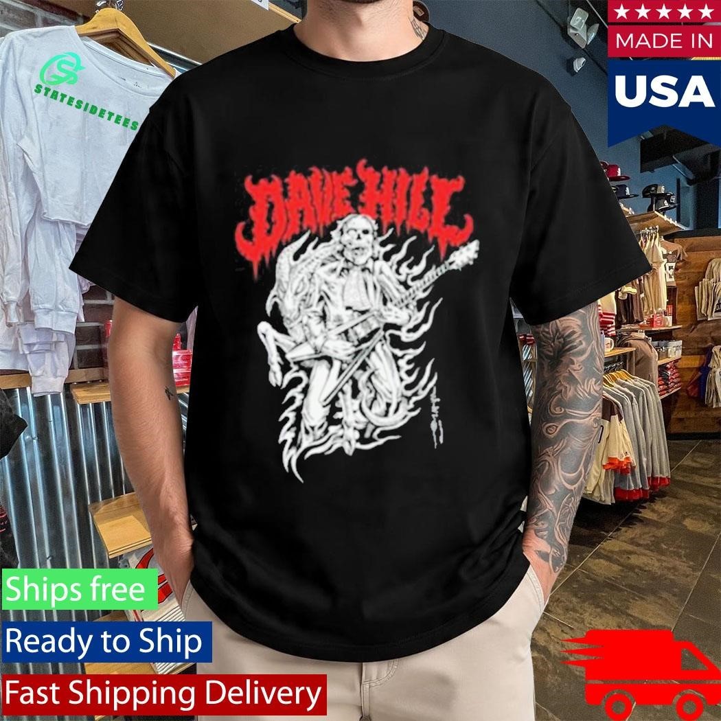 Dave Hill Skullface By Artist Tim Lehi Shirt
