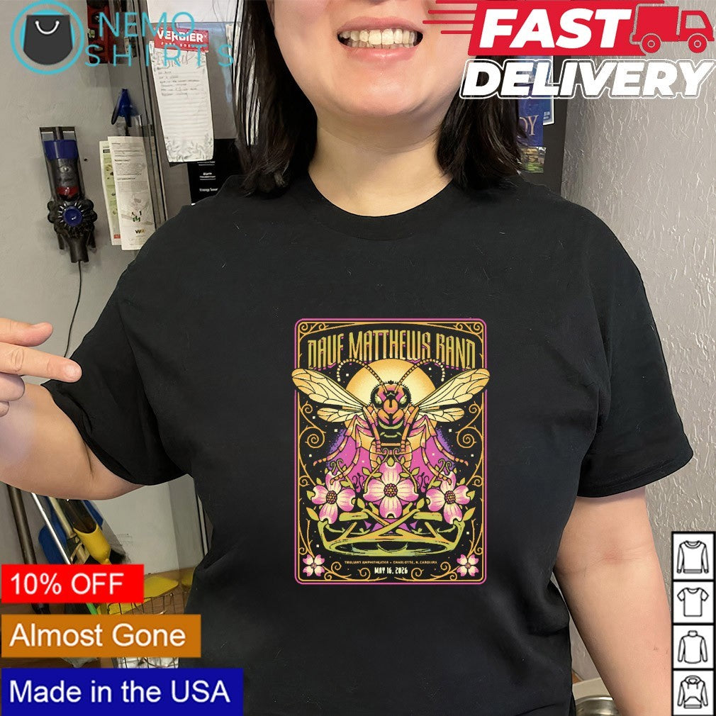 Dave Matthews band Truliant Amphitheater Charlotte NC May 16th 2026 shirt
