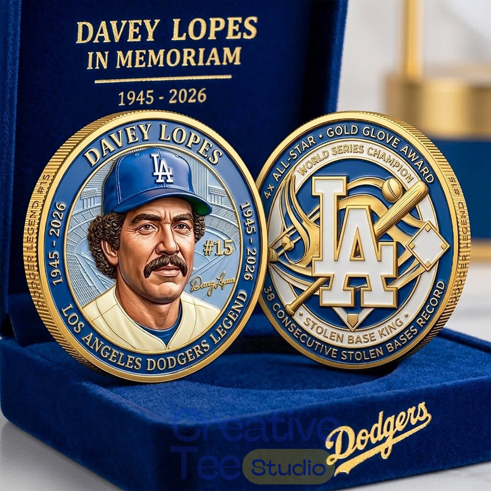 Davey Lopes Los Angeles Dodgers In Memoriam Coin 2026