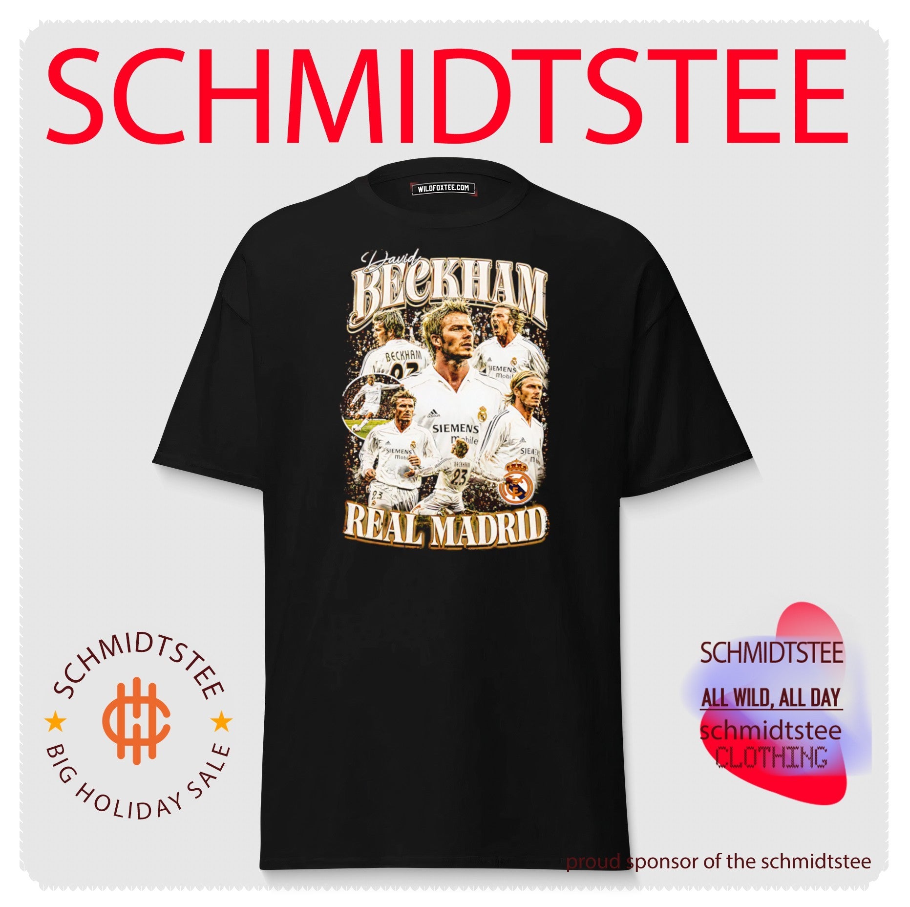 David Beckham Real Madrid Bootleg Soccer Legend shirt