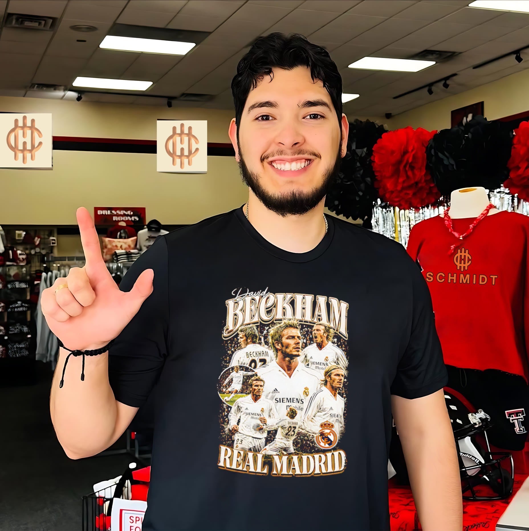 David Beckham Real Madrid Bootleg Soccer Legend shirt