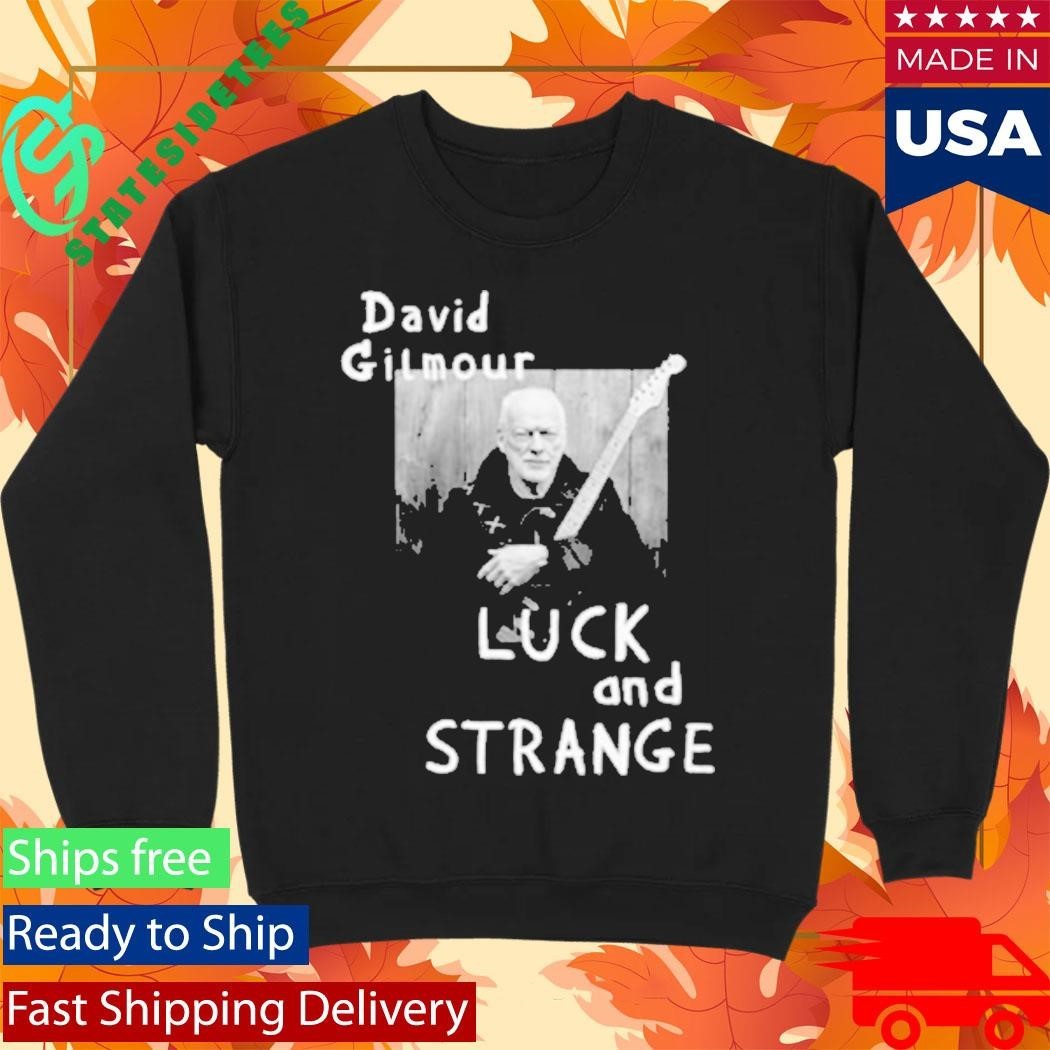David Gilmour Luck And Strange Tour Portrait Shirt
