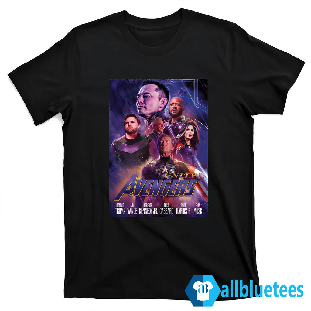 David J Harris Jr Trump Vance Musk Unity Avenger Shirt