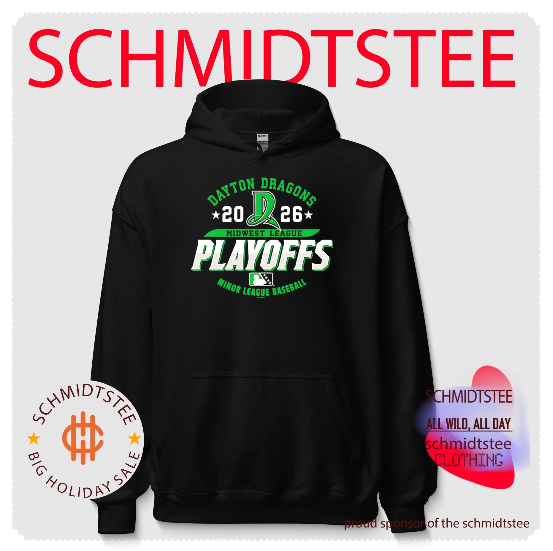 Dayton Dragons 2026 Midwest League Playoffs shirt