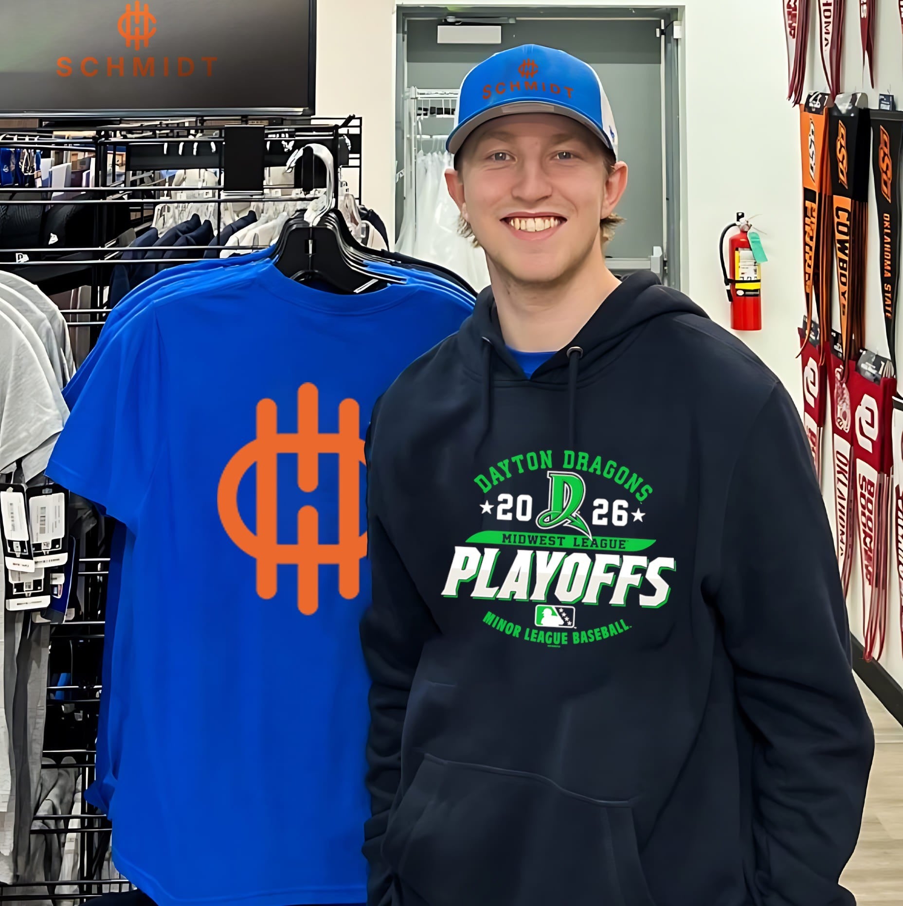 Dayton Dragons 2026 Midwest League Playoffs shirt