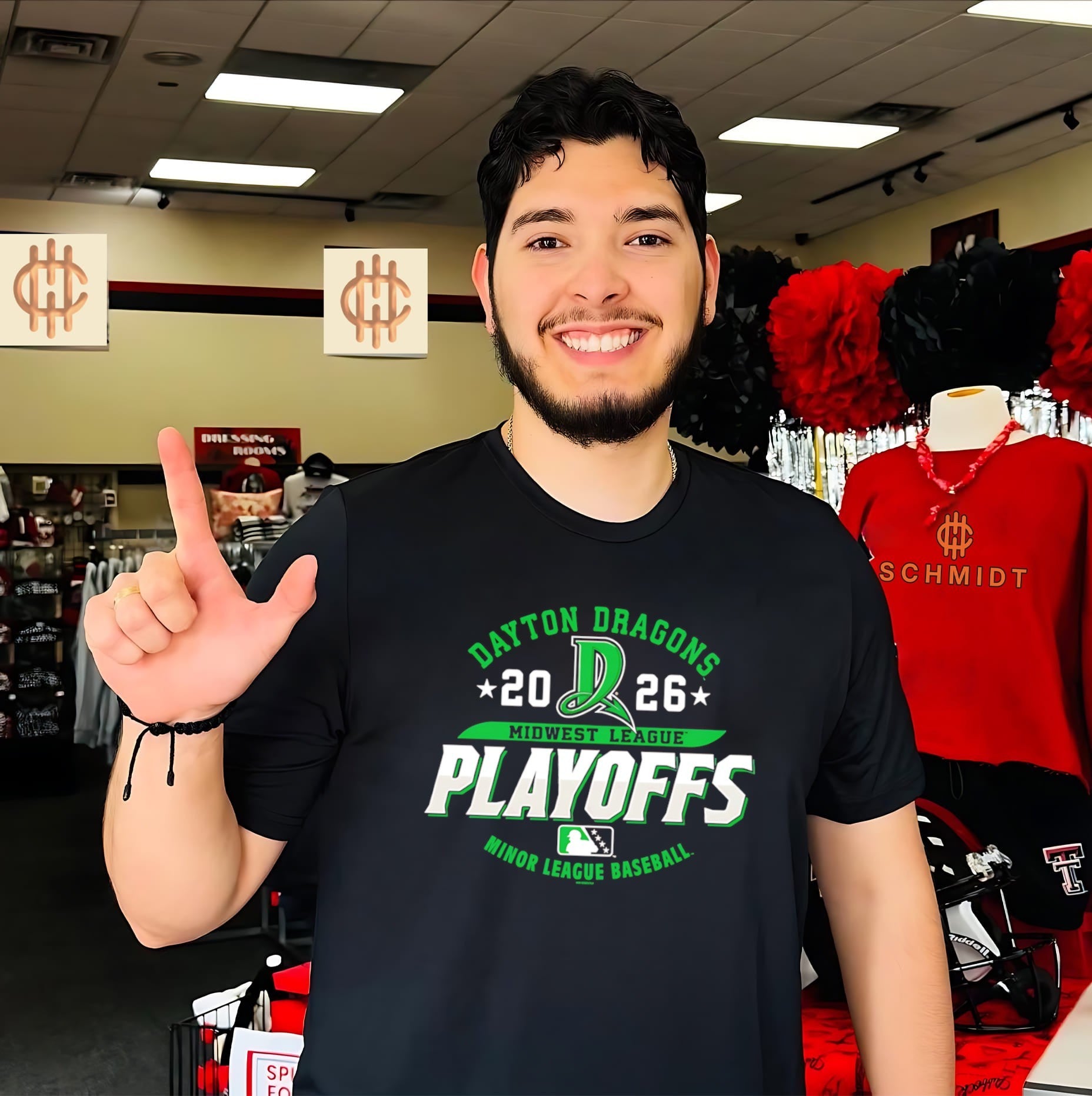 Dayton Dragons 2026 Midwest League Playoffs shirt