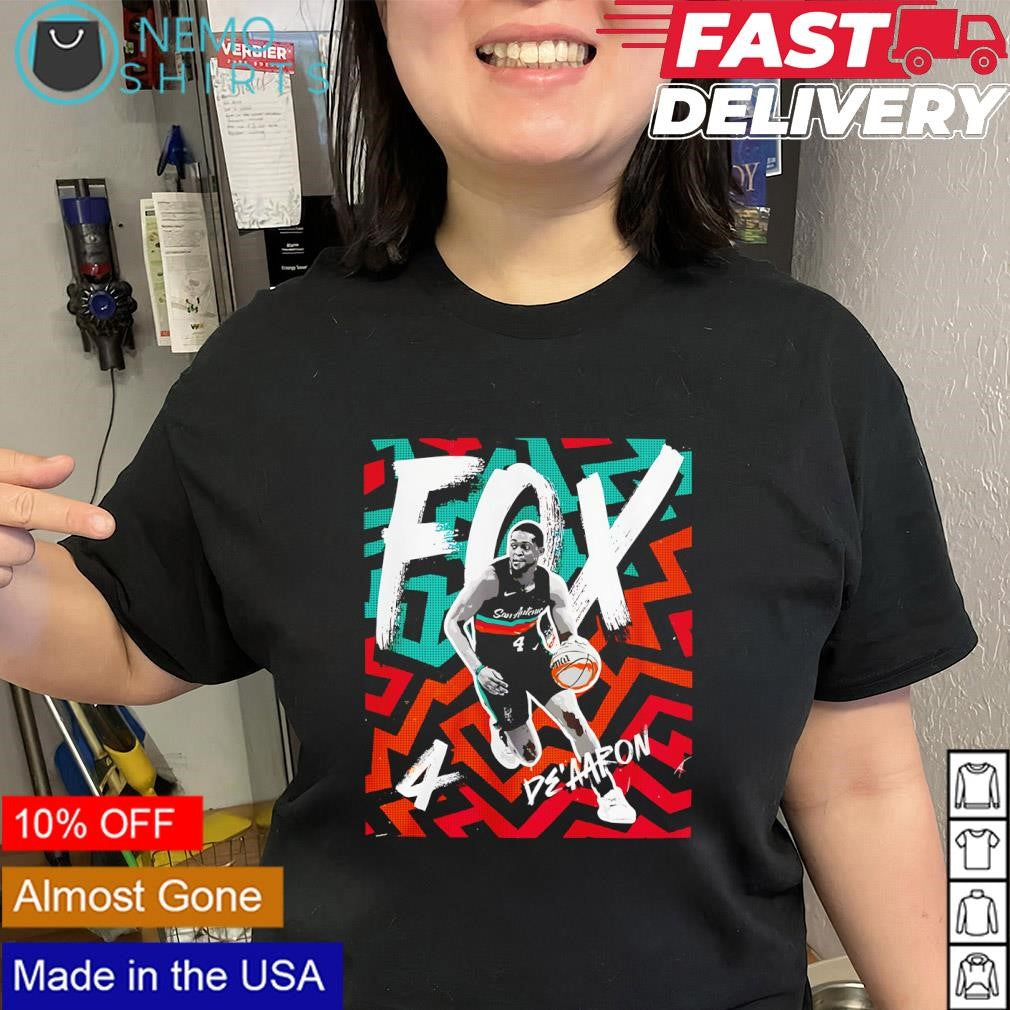 De’Aaron Fox of San Antonio Spurs Fiesta graphic shirt