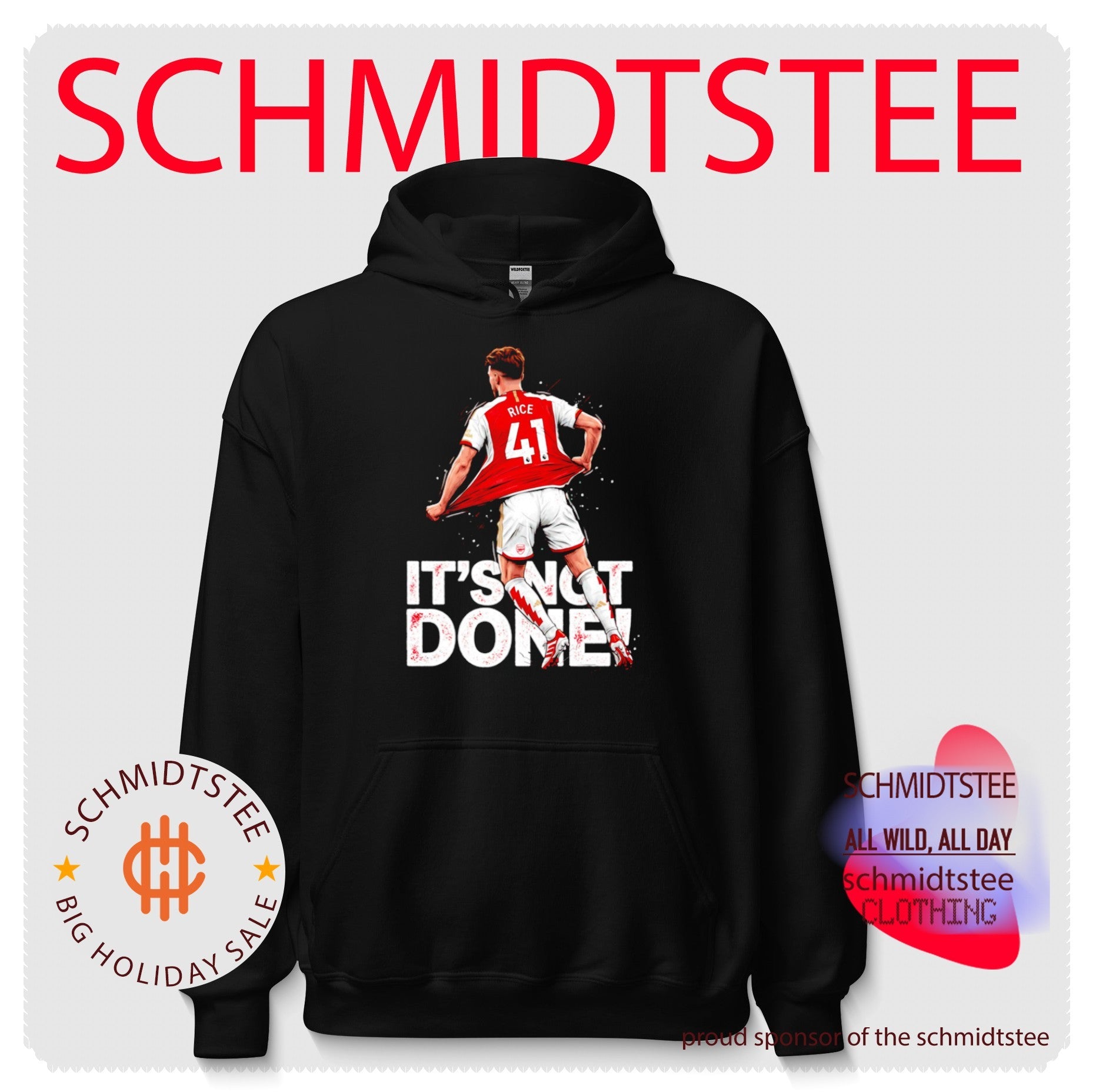 Declan Rice Arsenal Running Celebration It’s Not Done shirt