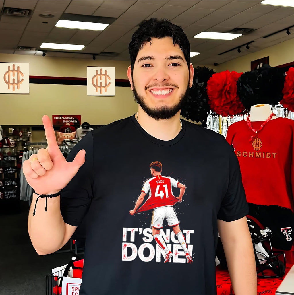 Declan Rice Arsenal Running Celebration It’s Not Done shirt