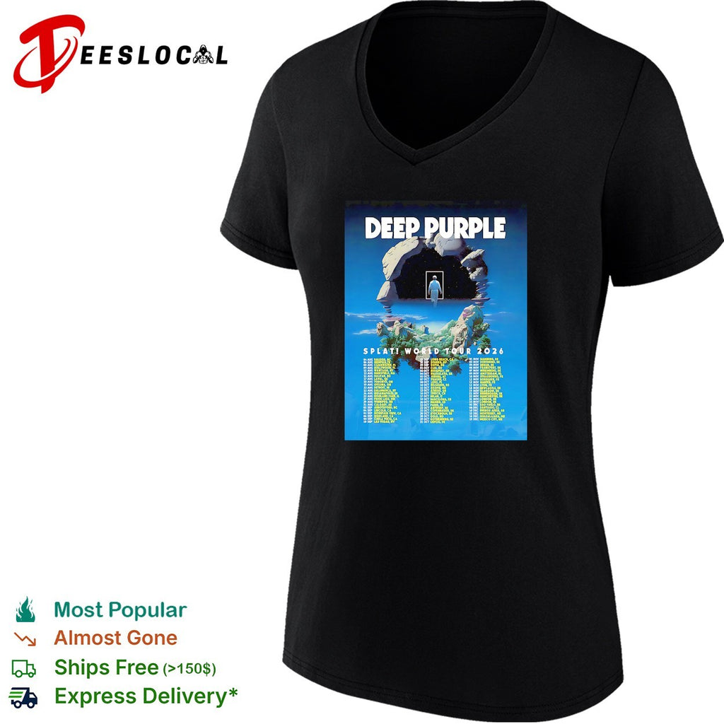 Deep Purple Splati World Tour 2026 shirt