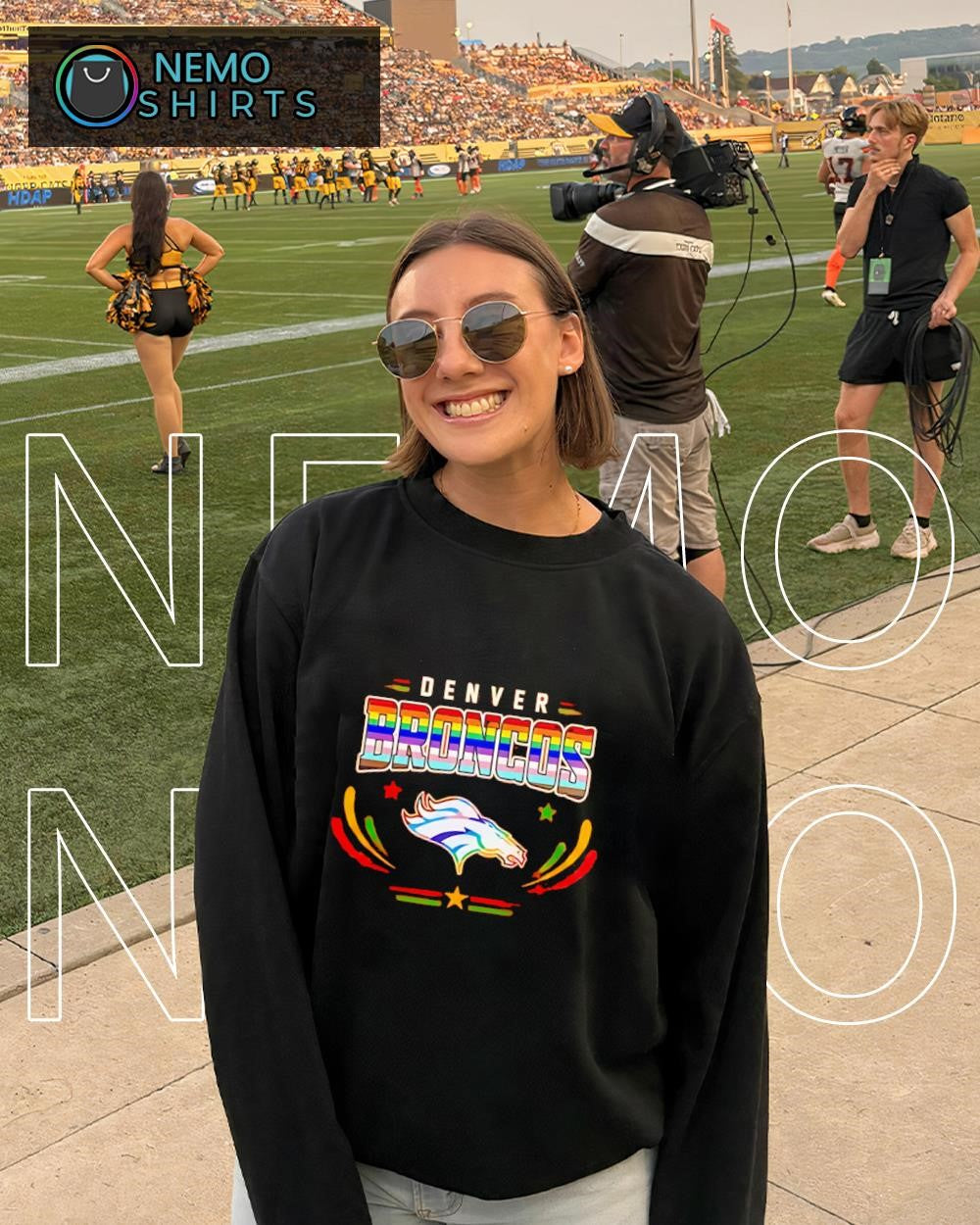 Denver Broncos 2026 Pride LGBT logo shirt