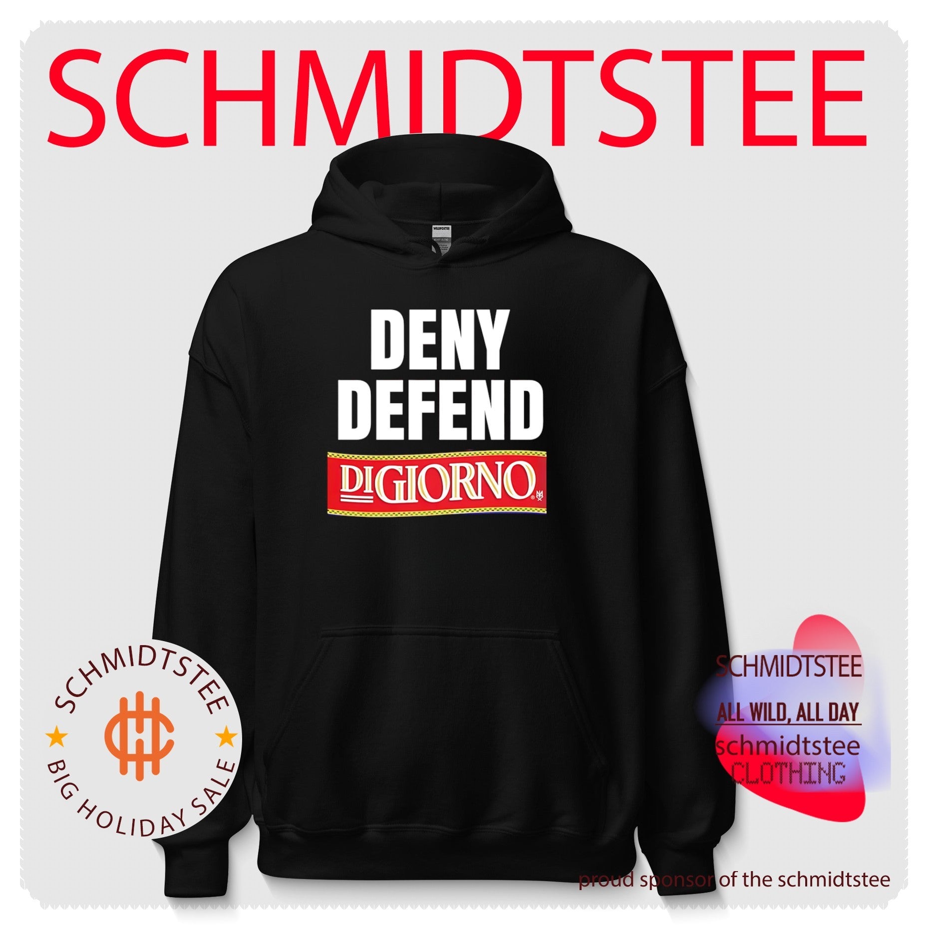 Deny Defend DiGiorno pizza funny slogan shirt