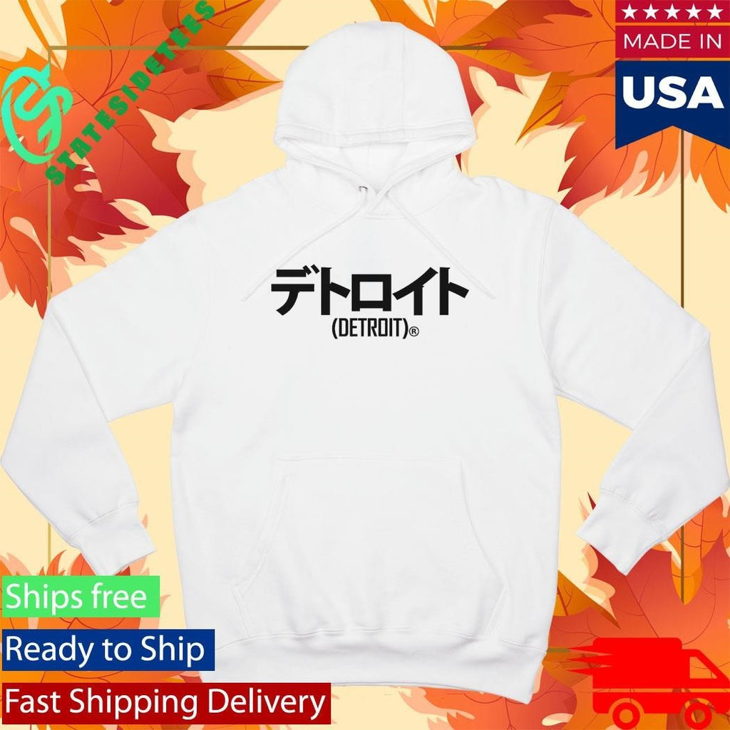 Detroit Black Katakana Japan Shirt