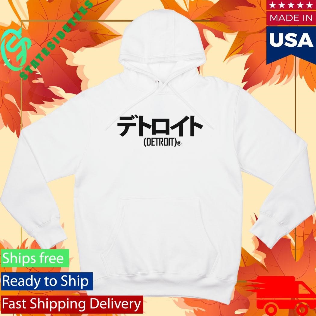 Detroit Black Katakana Japan Shirt