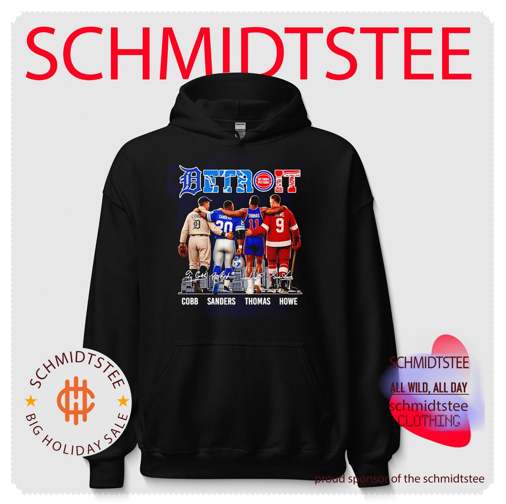Detroit Cobb Sanders Thomas Howe skyline signature shirt