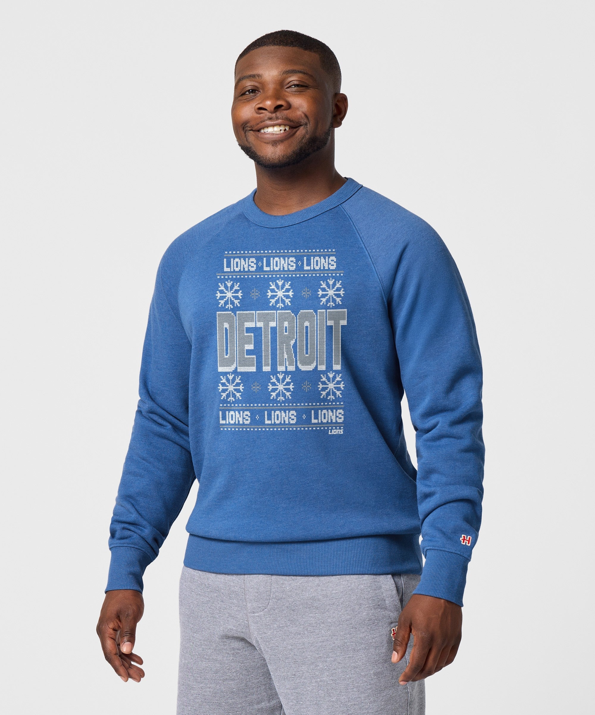 Detroit Lions Holiday Crewneck