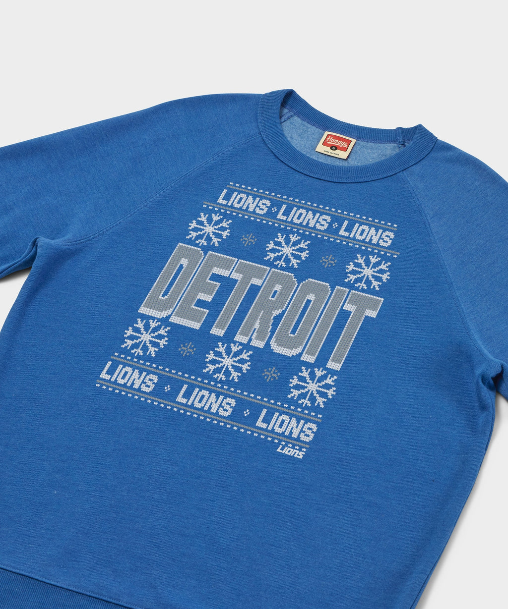 Detroit Lions Holiday Crewneck