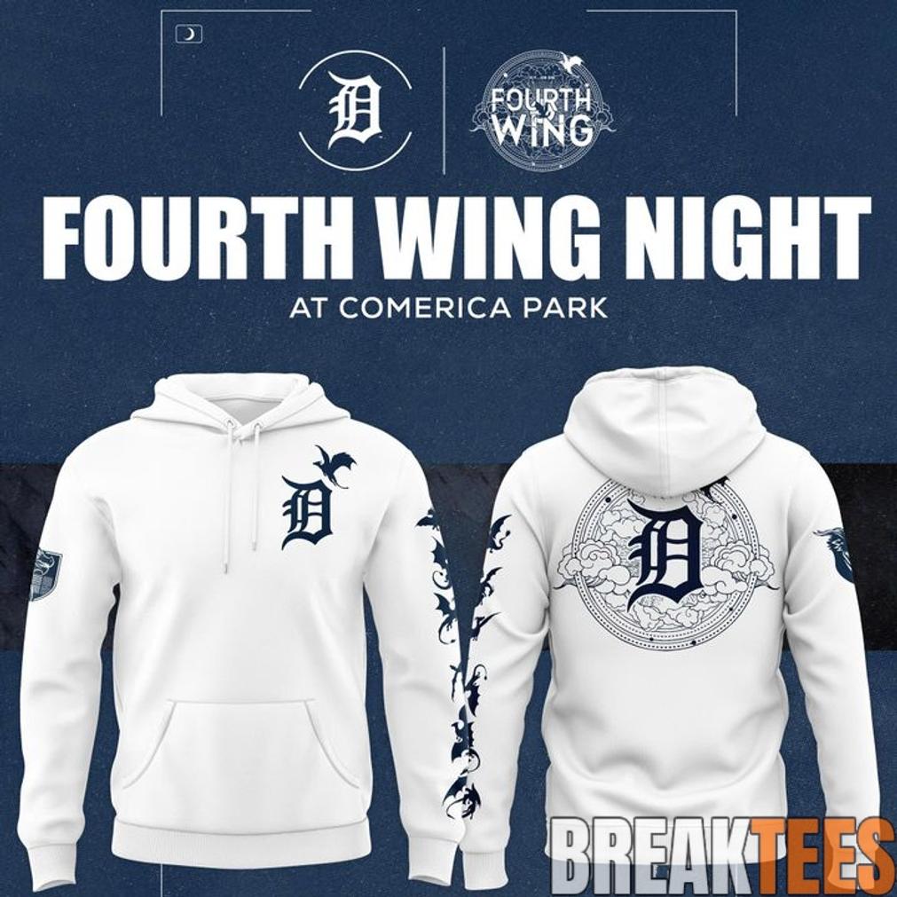 Detroit Tigers 2026 Fourth Wing Night Hoodie