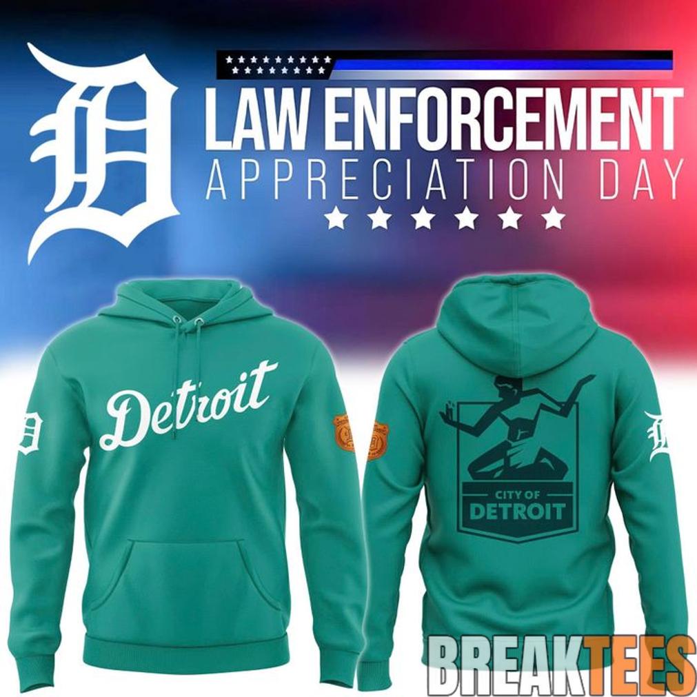 Detroit Tigers 2026 Law Enforcement Appreciation Night Hoodie