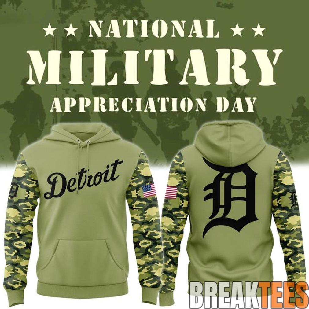 Detroit Tigers 2026 Military Appreciation Night Hoodie