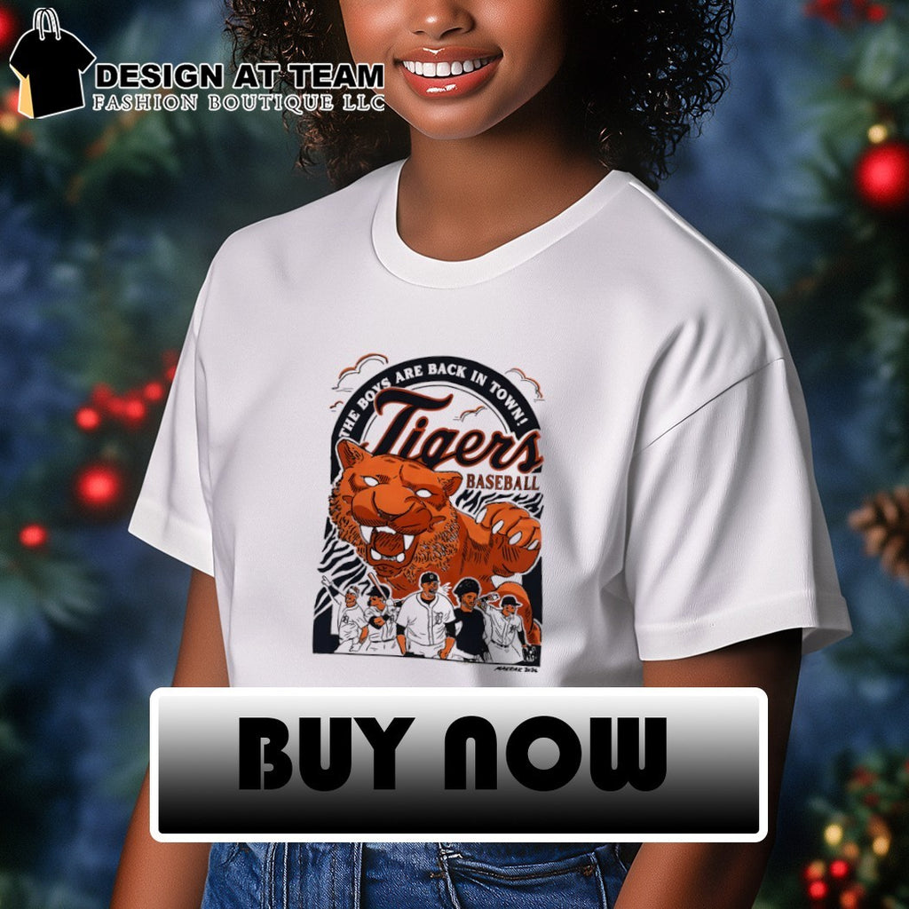 Detroit Tigers Baseball the boys are back in town 2026 shirt