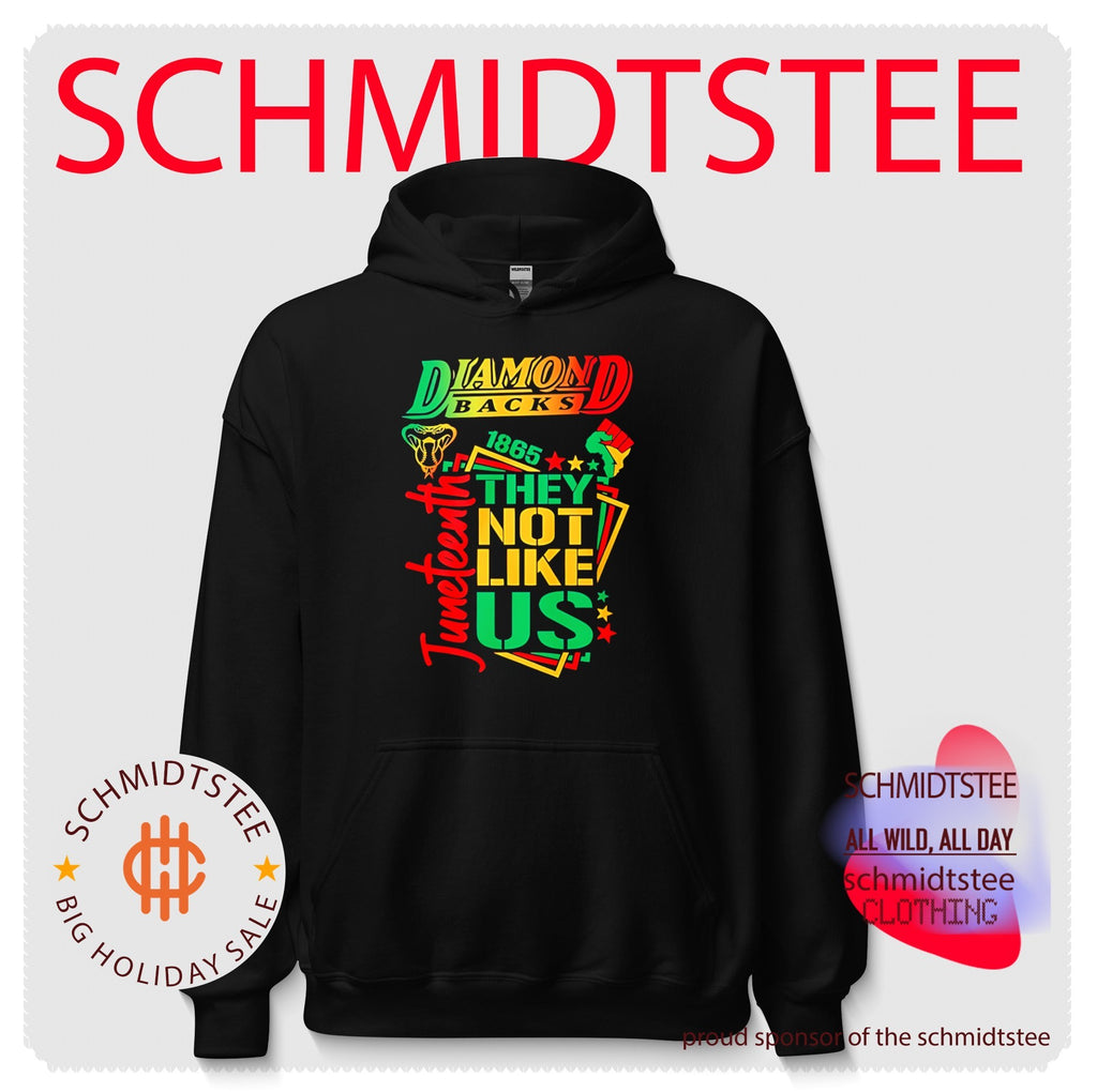 Diamond backs 1865 Juneteenth they not like us graphic shirt