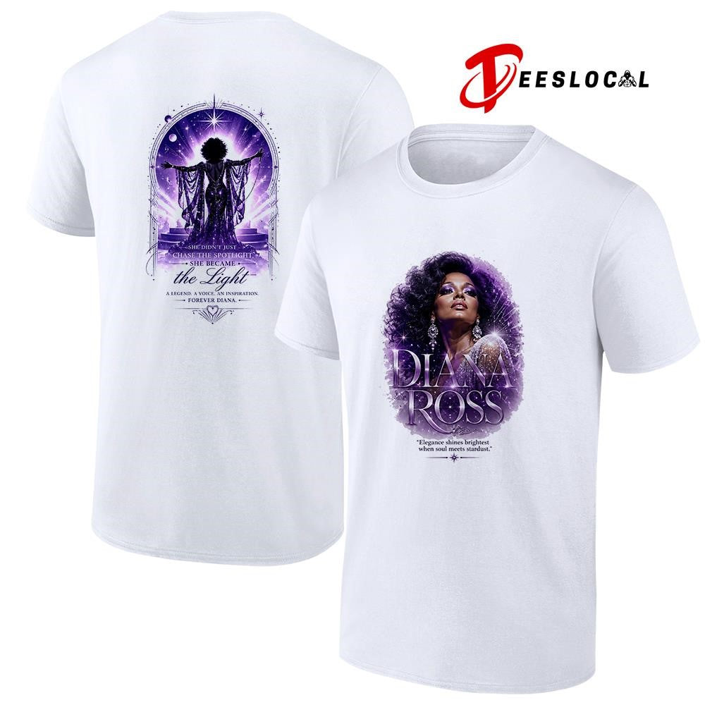 Diana Ross elegance shines brightest when soul meets stardust shirt