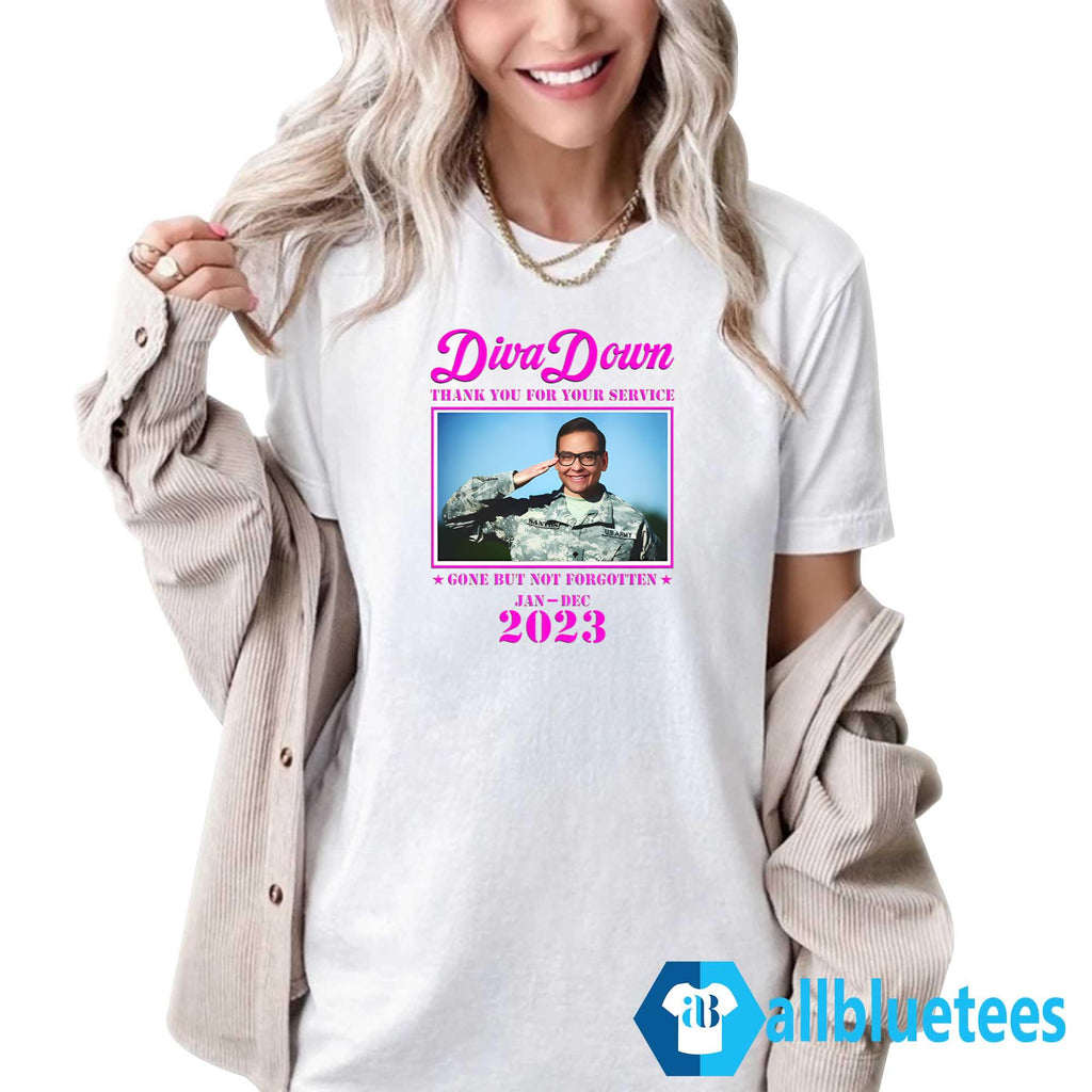 Diva Down Thank You For Your Service George Santos Shirt
