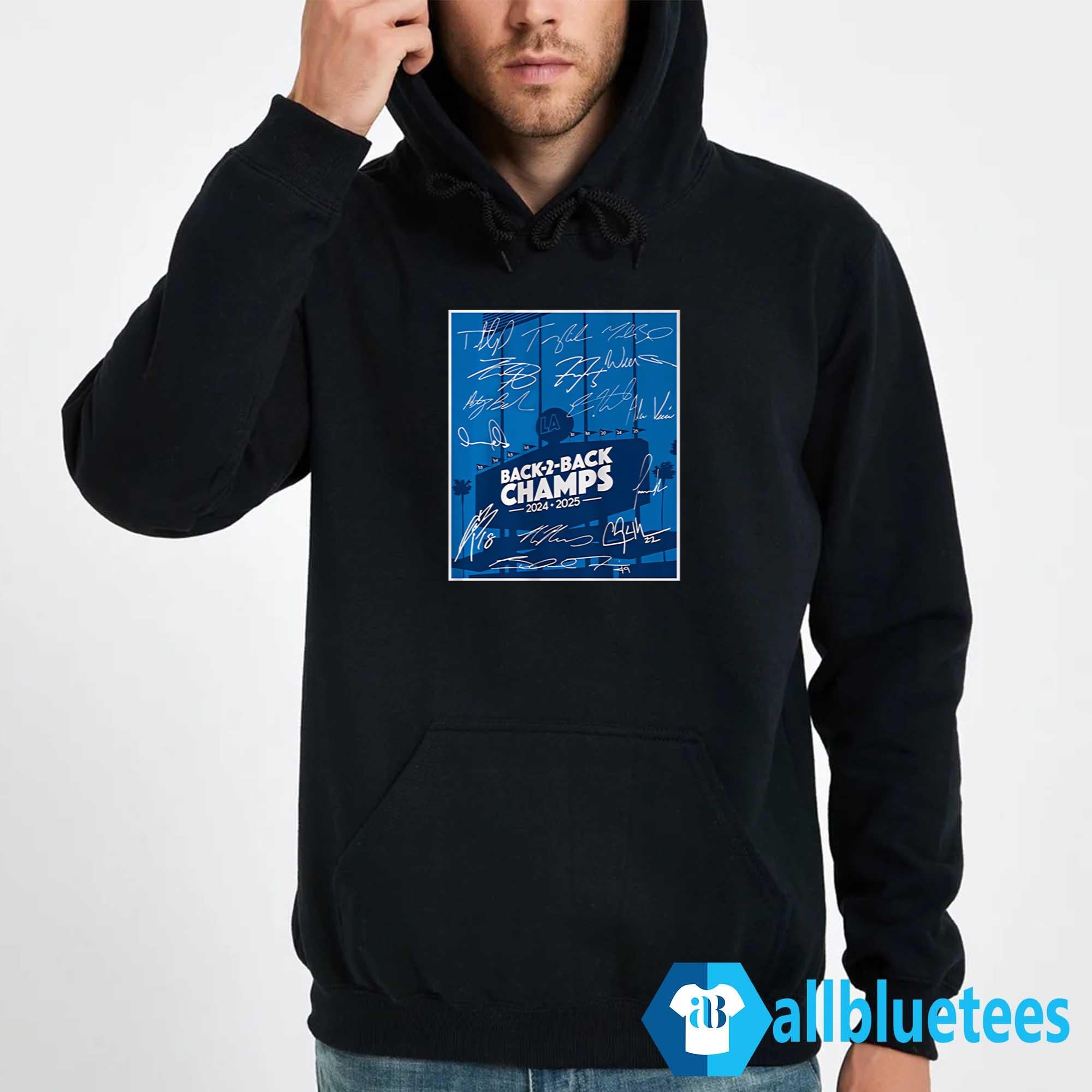 Dodgers Back 2 Back Champs Shirt