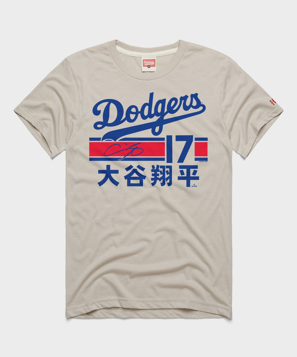 Dodgers Shohei Ohtani Japanese Signature Jersey
