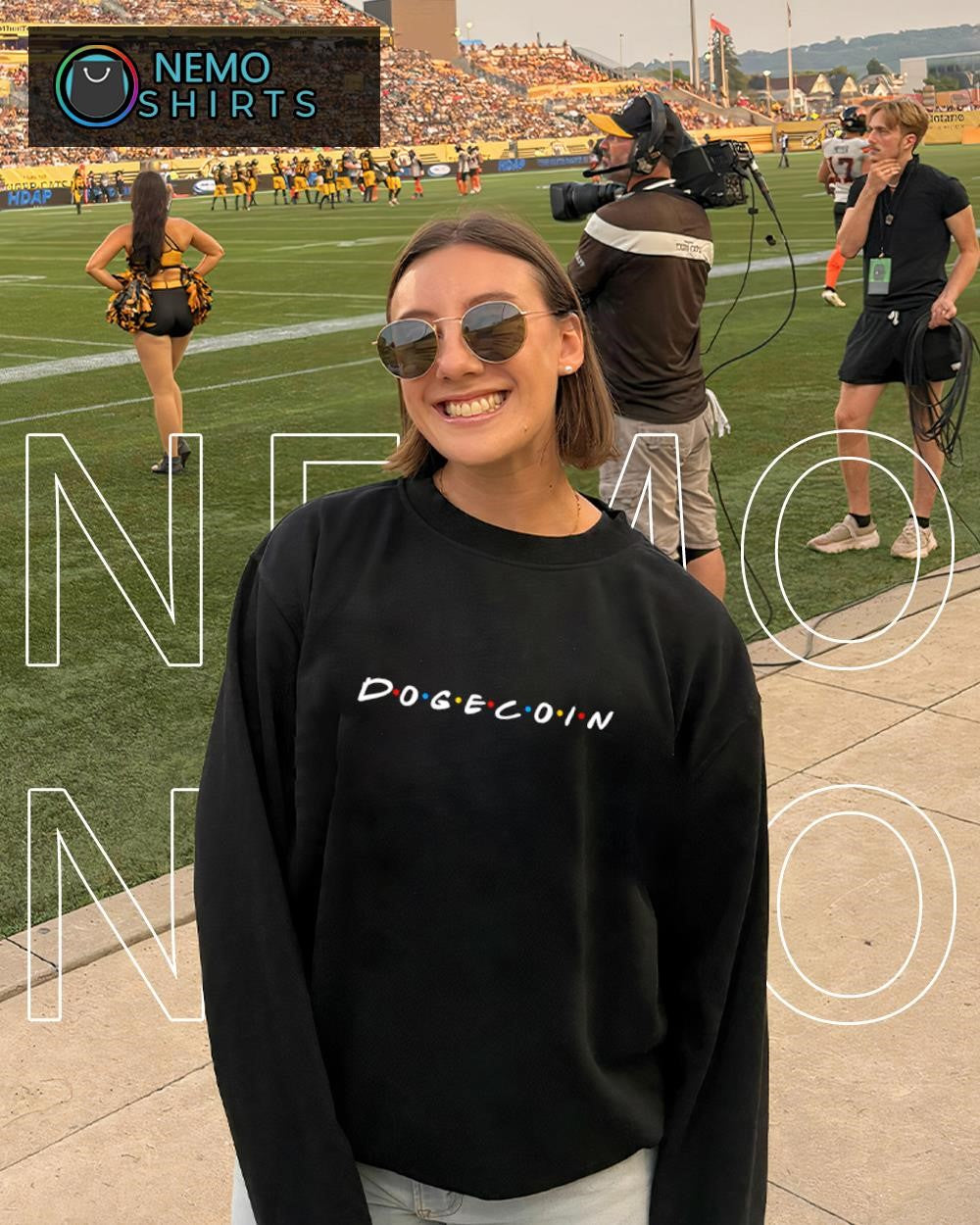 Dogecoin Friends the cryptocurrency graphic shirt