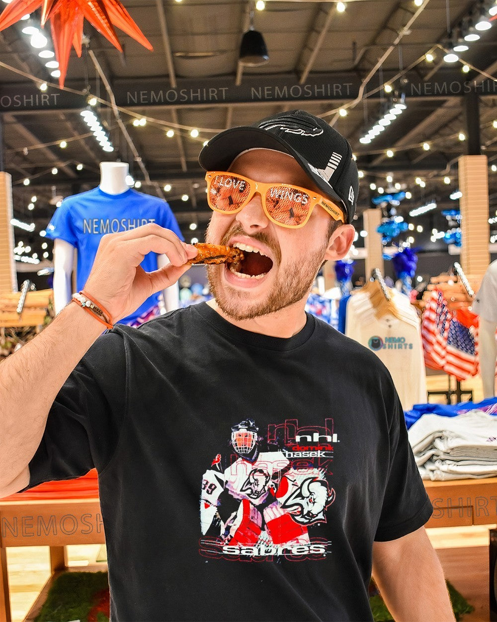 Dominik Hasek Buffalo Sabres 1999 NHL Eastern Conference champions shirt