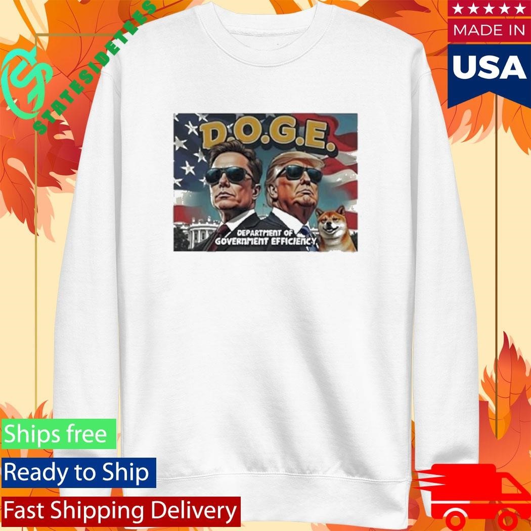 Donald Trump And Elon Musk Dogecoin Shirt