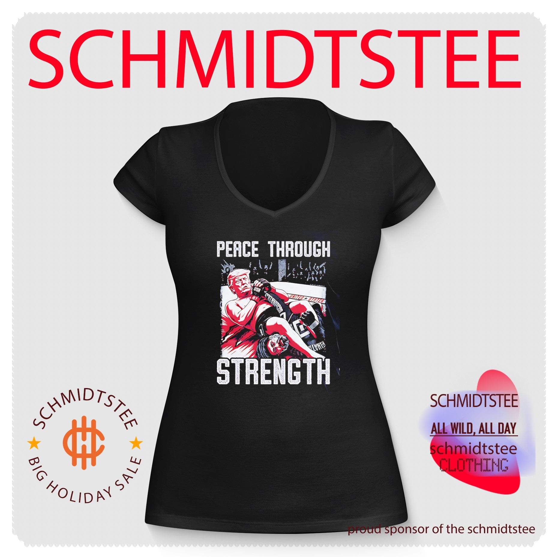 Donald Trump Peace Through Strength MMA shirt