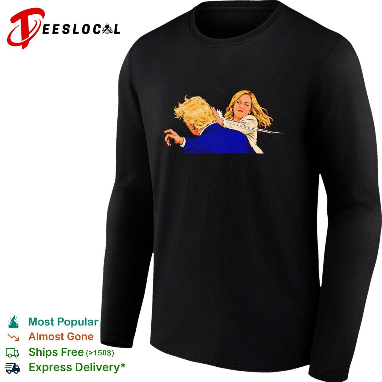 Donald Trump and Kamala Harris Slap shirt