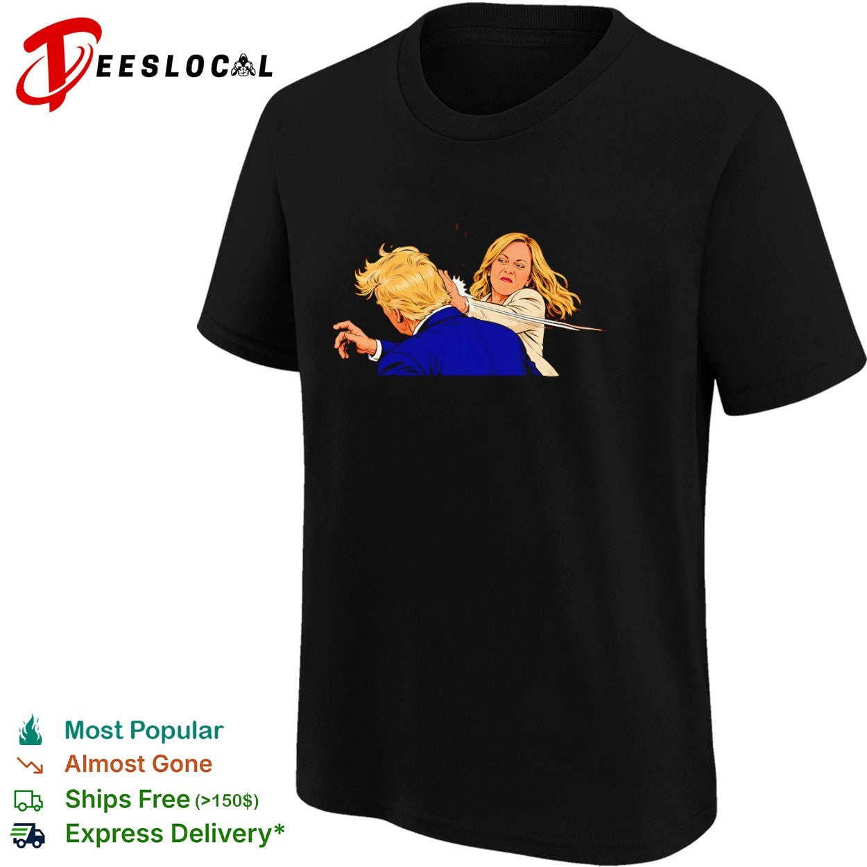 Donald Trump and Kamala Harris Slap shirt